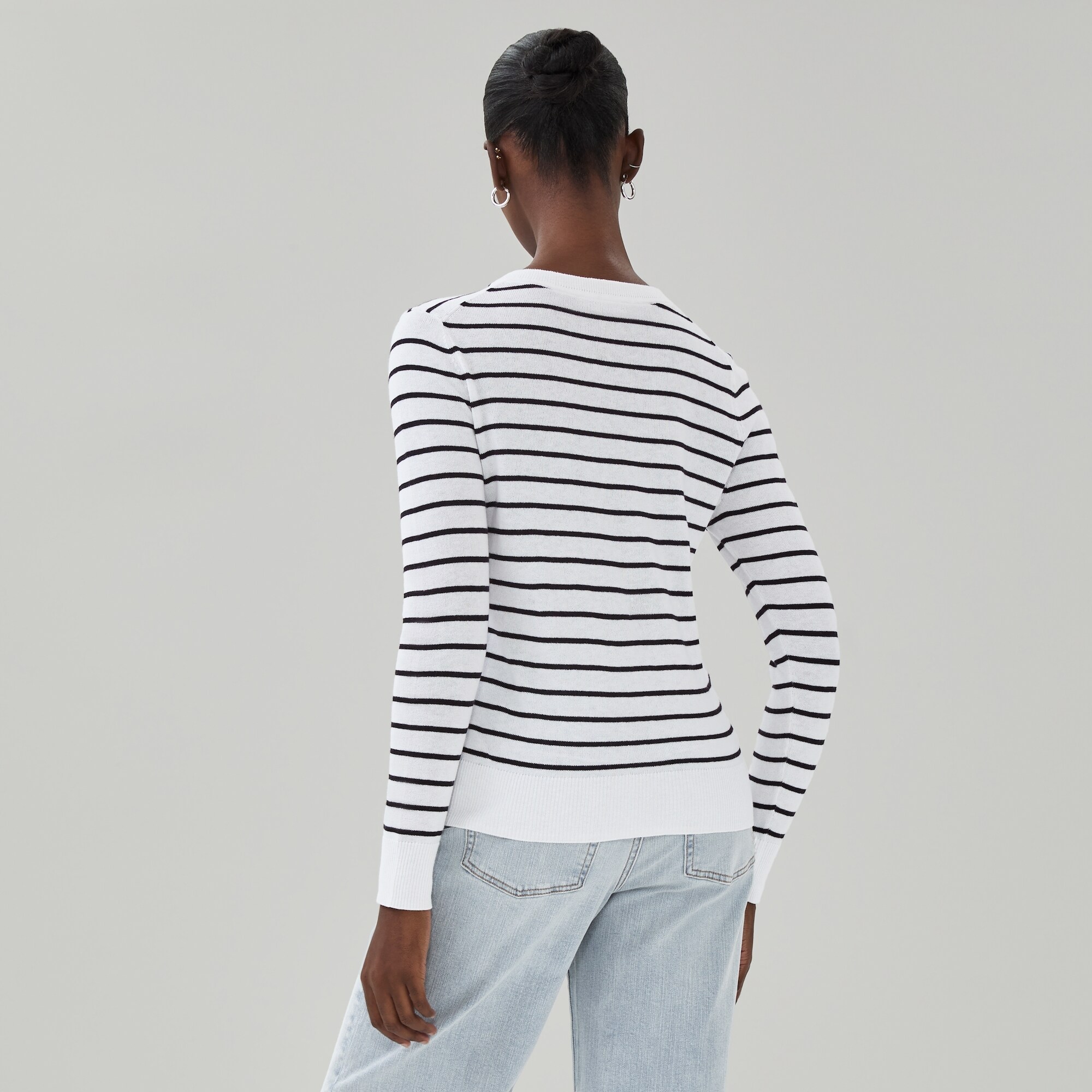 Cardigan à rayures
