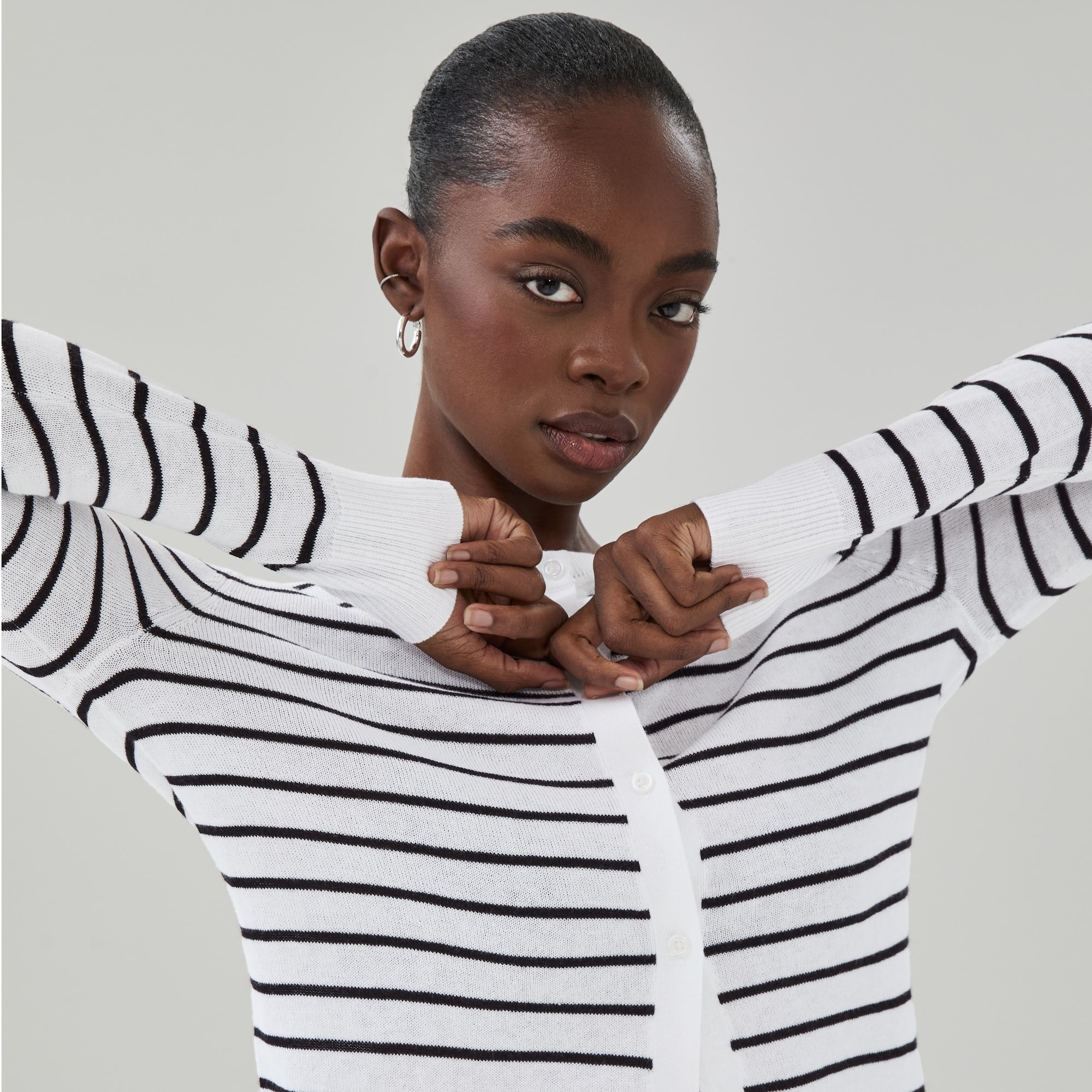 Striped Cardigan