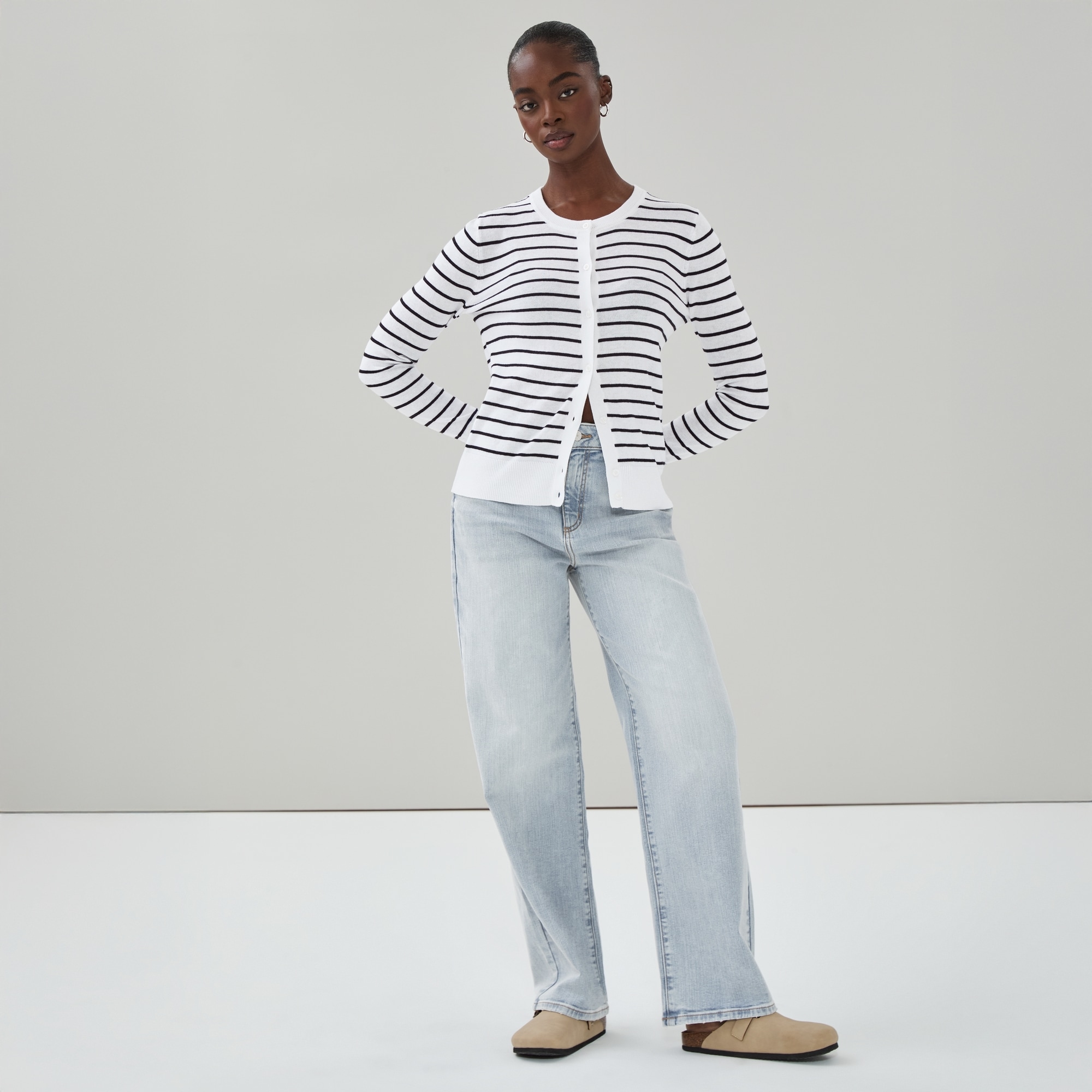 Striped Cardigan