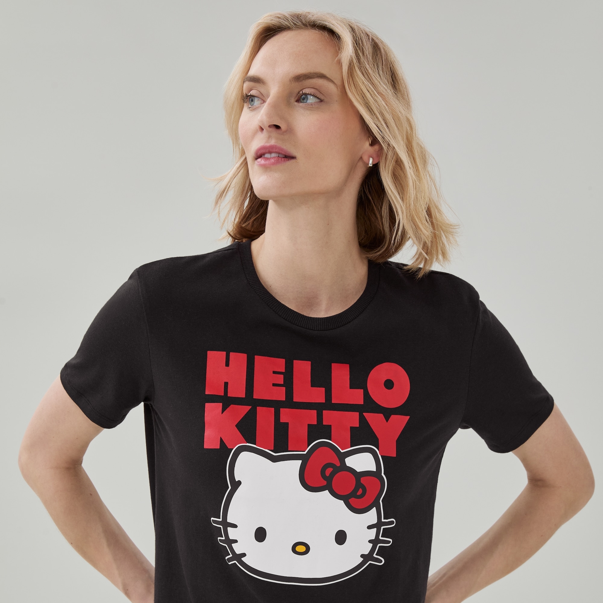 Hello Kitty® T-Shirt in Black from Joe Fresh