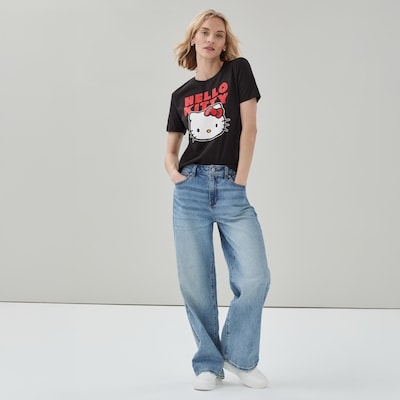 T-shirt Hello KittyMD - Noir