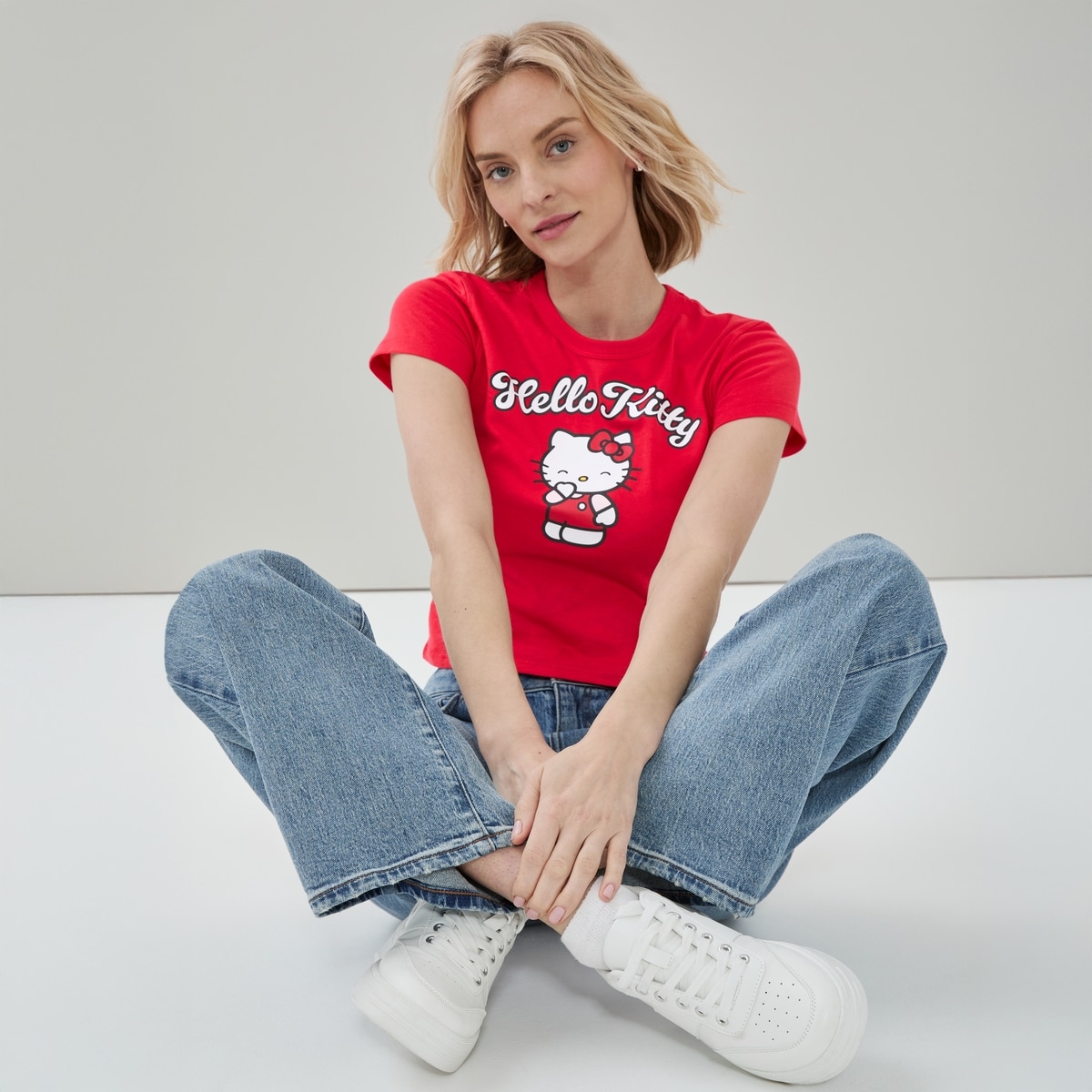 Hello Kitty Baby T-Shirt - Cherry Red