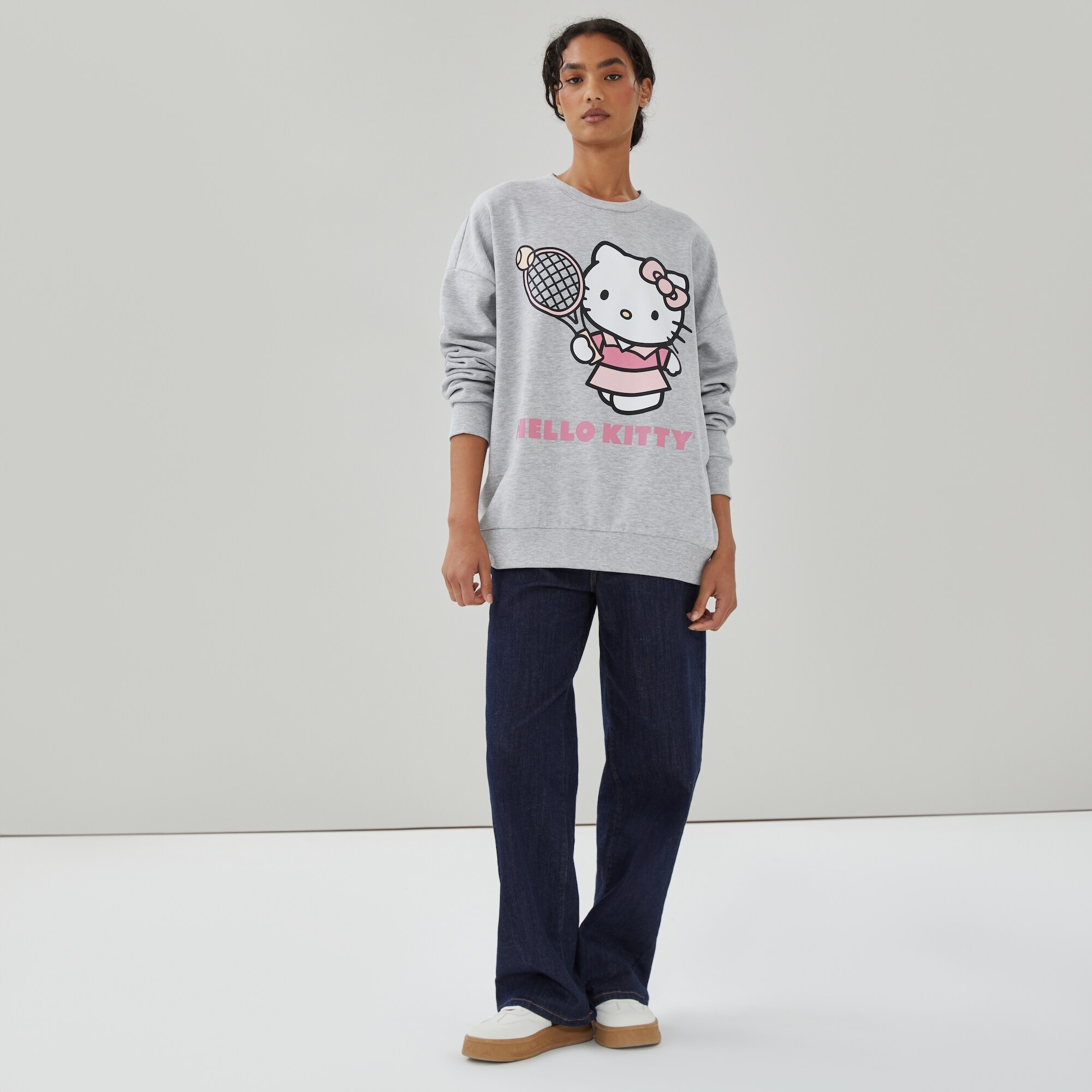 Chandail en molleton imprimé Hello Kitty