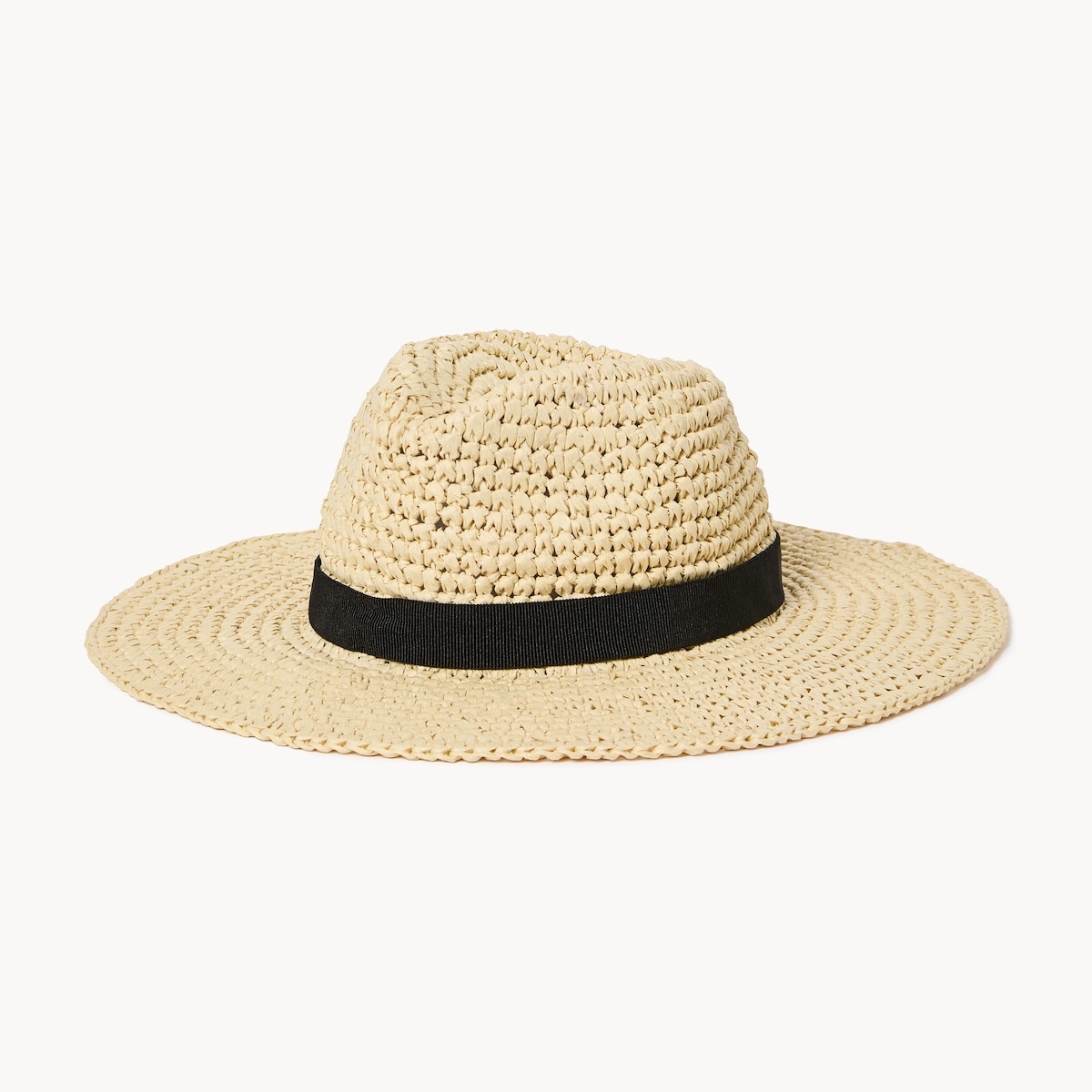 Chapeau de paille facile  emporter - Sable
