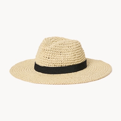 Packable Straw Hat - Sand