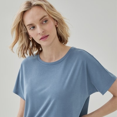 Sand Wash T-Shirt - Dusty Blue