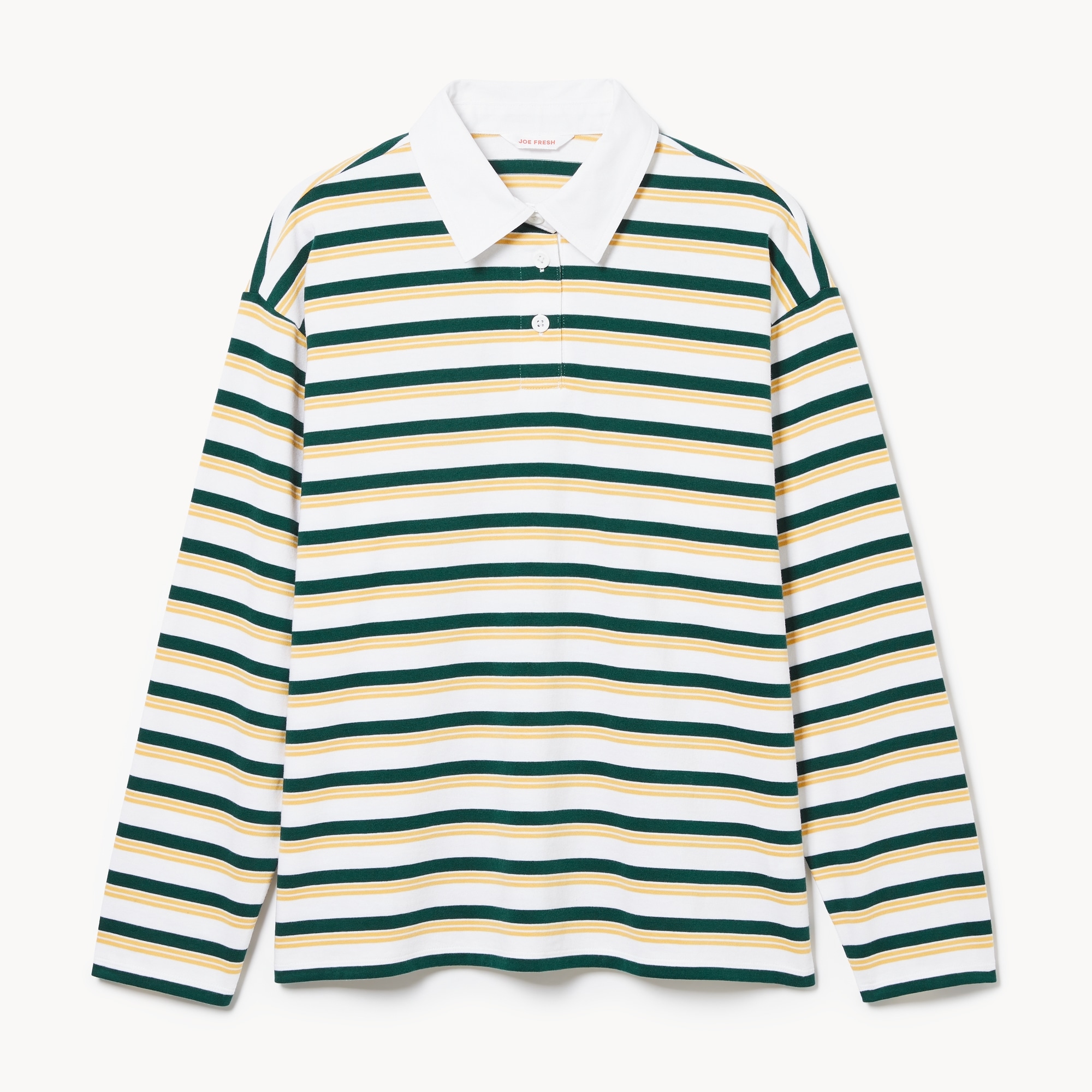 Striped Rugby Polo Shirt