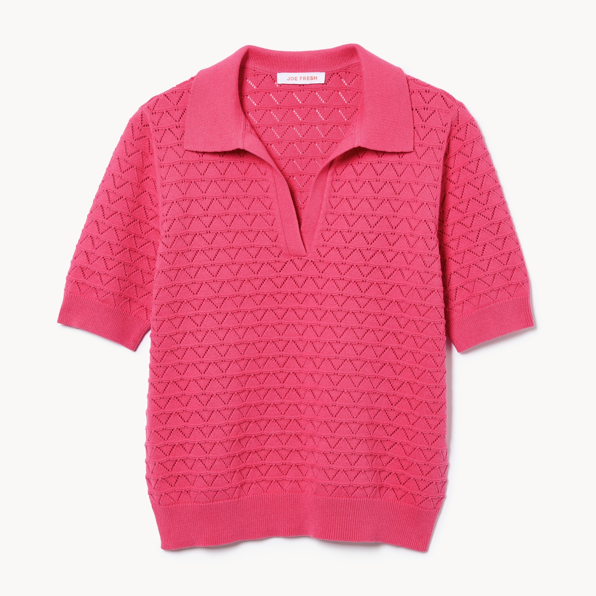 Novelty Polo in Pink from Joe Fresh