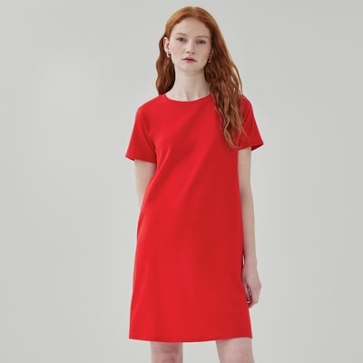 T-Shirt Mini Dress - Red