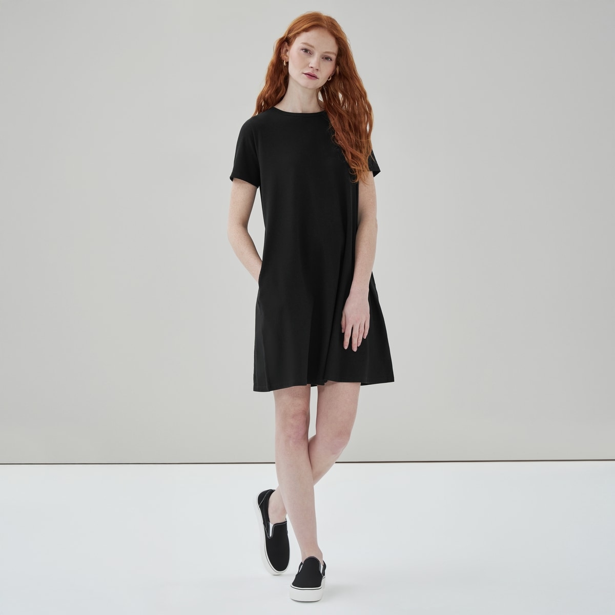 T-Shirt Mini Dress - Jf Black