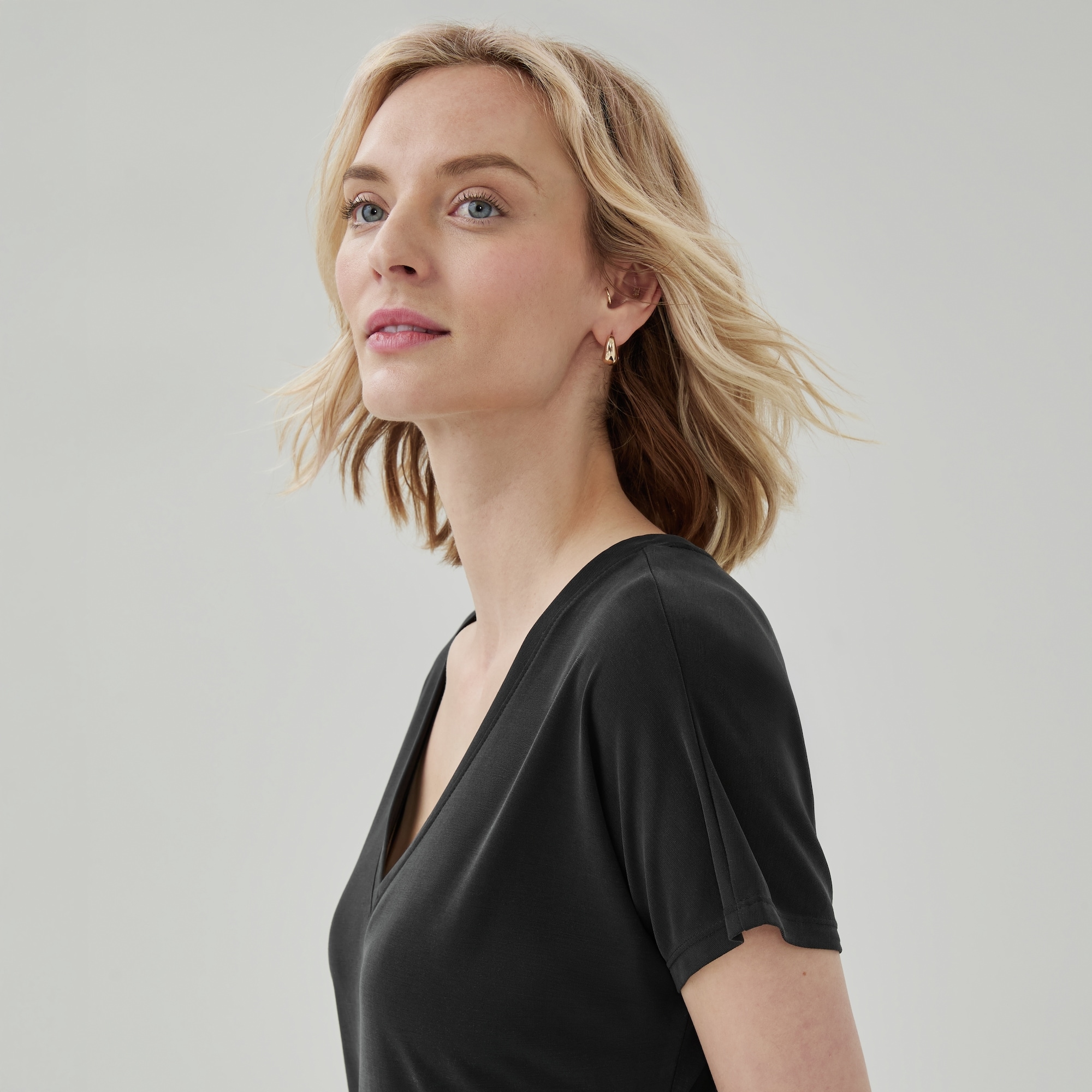 Robe usée à manches courtes