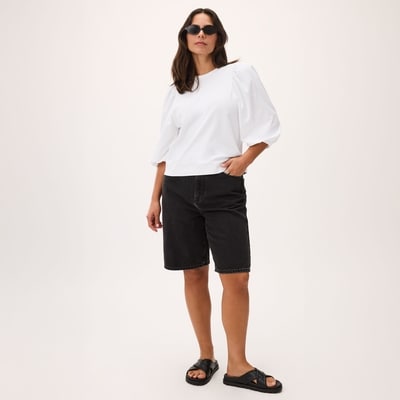 Joe Fresh Haut à manches bouffantes en coton épais 1 ea, 25,00 $/1ch