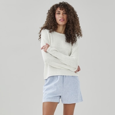 Crewneck Sweater - White