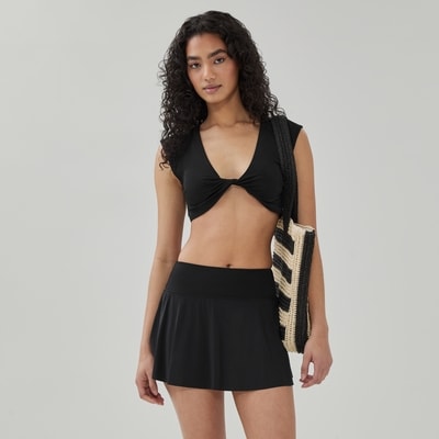 Swim Mini Skirt - Black