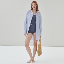 Joe Fresh Crinkle Gauze Button-Up Tunic 1 ea, $29.00/1ea