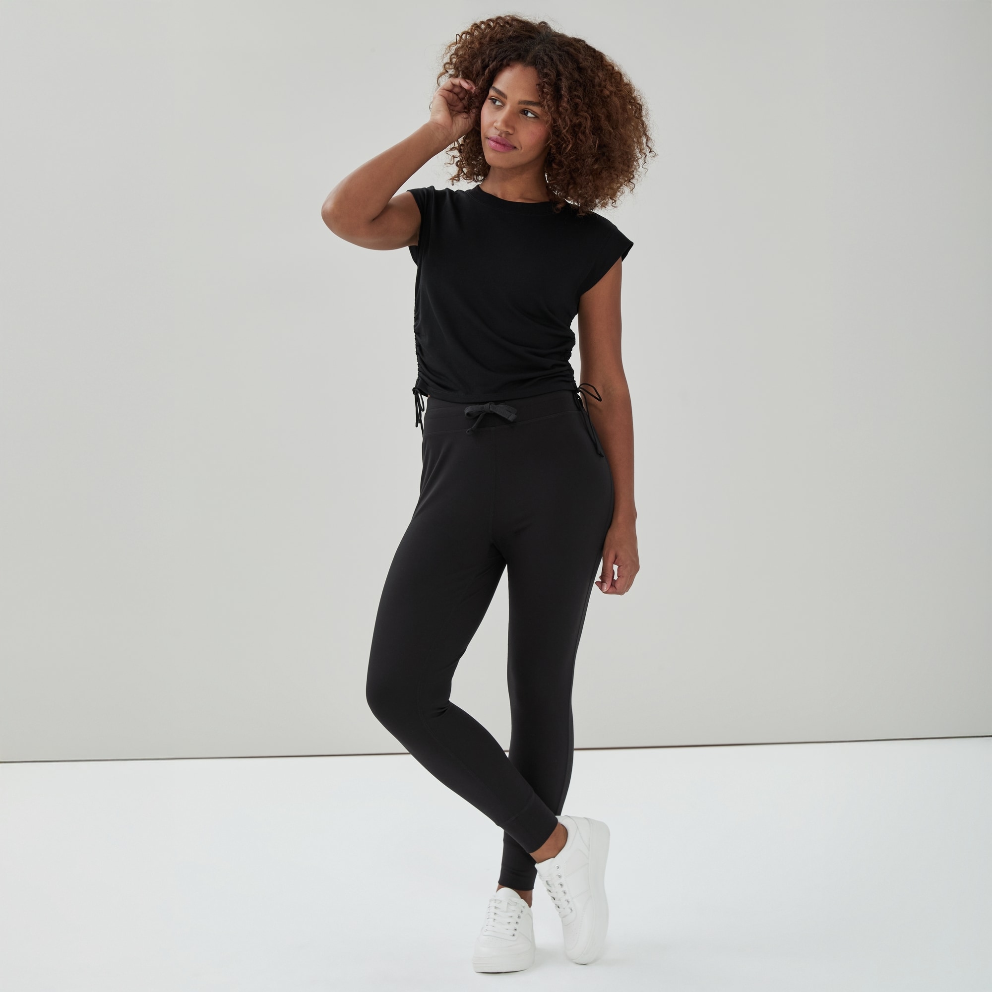 Micro French Terry Cropped T-Shirt