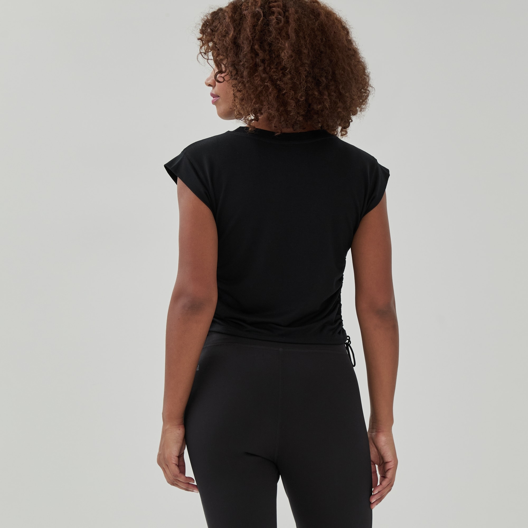 Micro French Terry Cropped T-Shirt