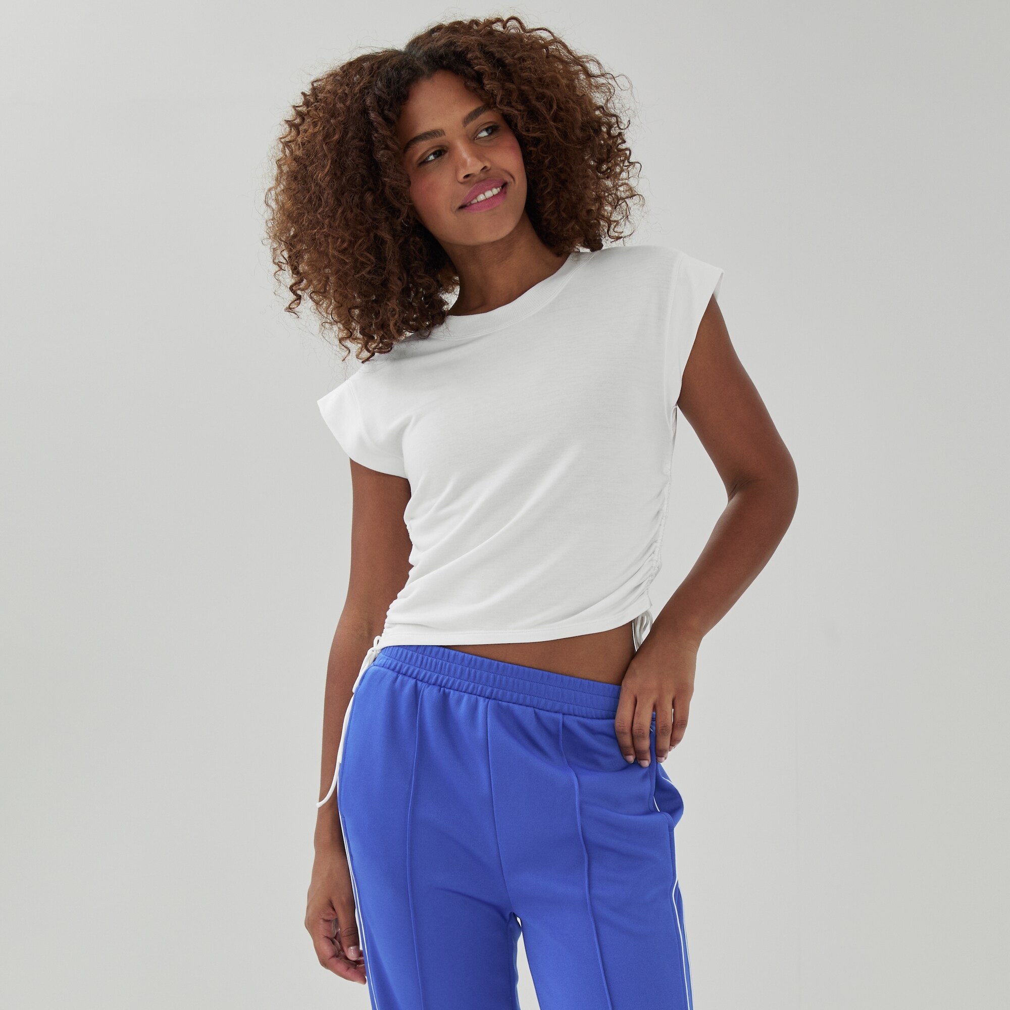 Micro French Terry Cropped T-Shirt