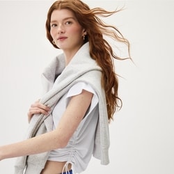 Joe Fresh Micro French Terry Cropped T-Shirt 1 ea, $25.00/1ea