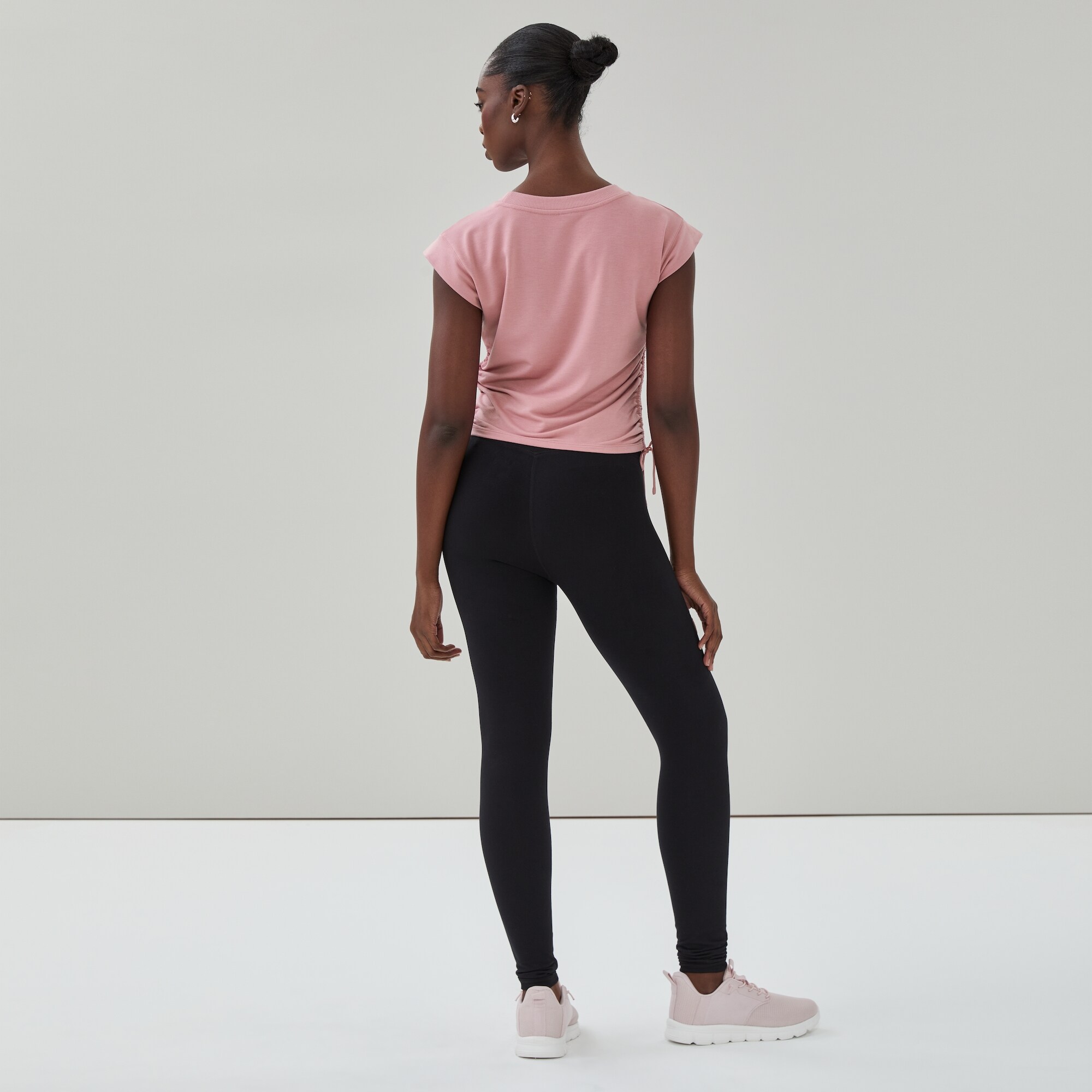 Micro French Terry Cropped T-Shirt