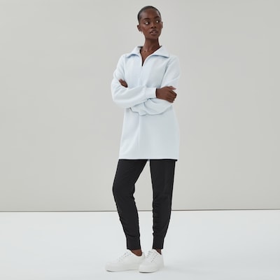 Active Quarter-Zip Pullover - Pastel Blue