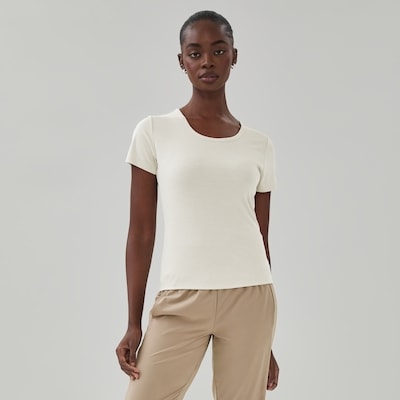 Fitted T-Shirt - Light Sand