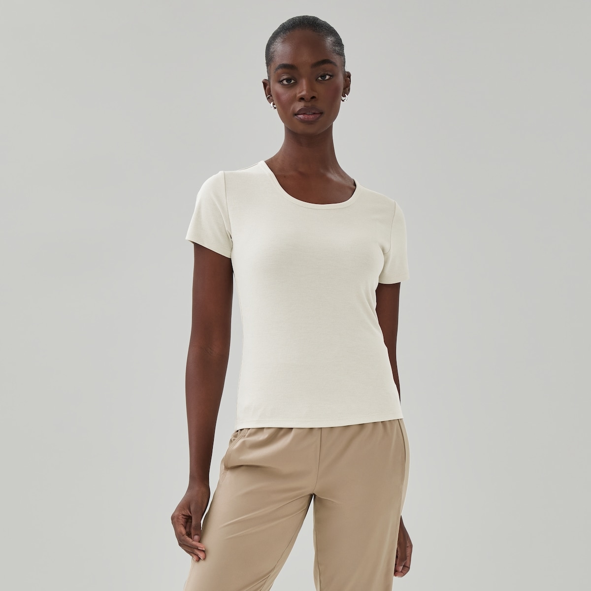 T-shirt ajust - Sable Ple