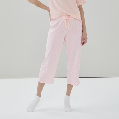 Pantalon de nuit court - Rose Pâle