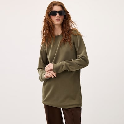 Active Sand Wash Sweatshirt - Khaki Brown
