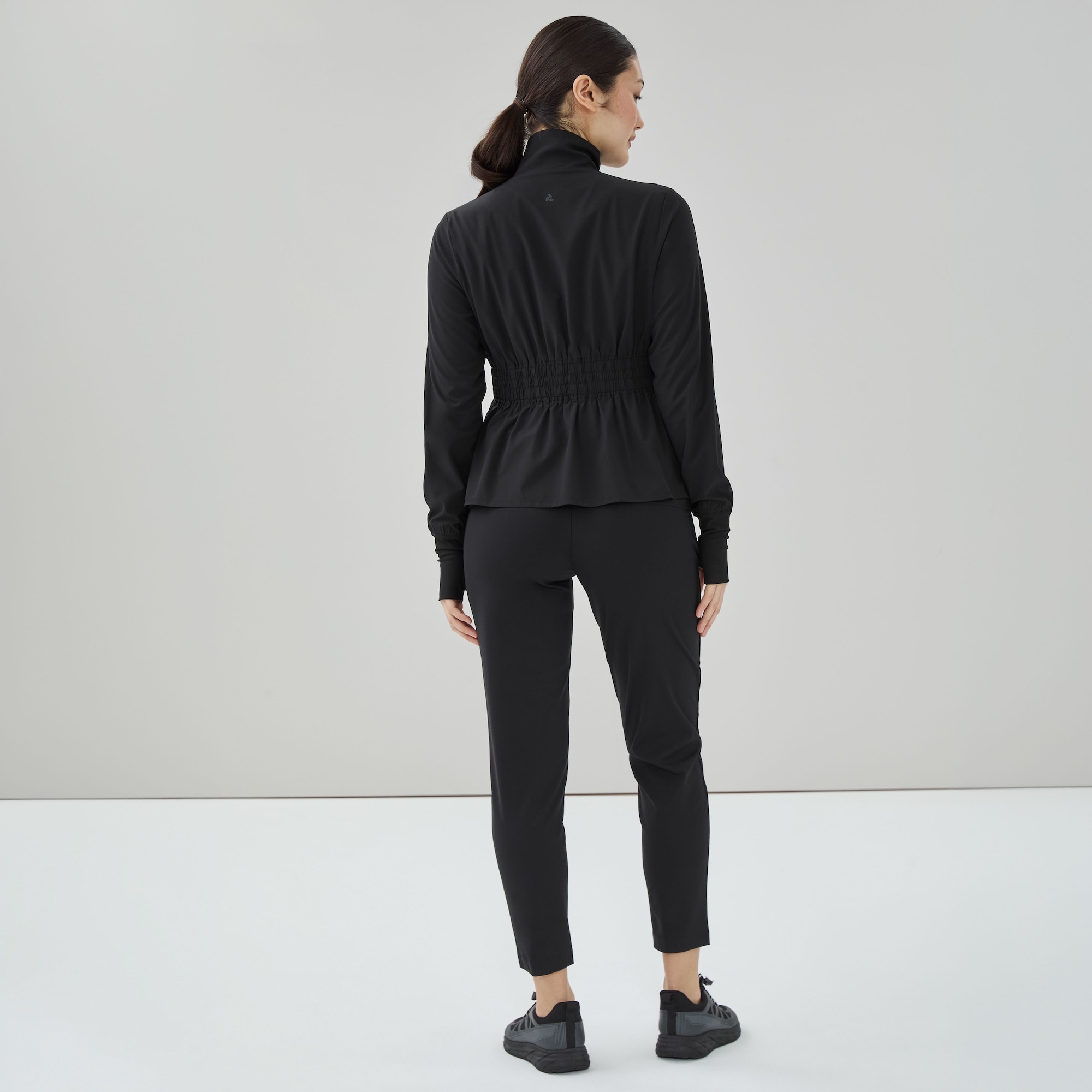 Stretch Golf Jacket in Black from Joe Fresh