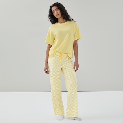 Printed Sleep Pant - Yellow