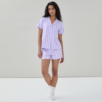 Ensemble pyjama imprimé - Lilas
