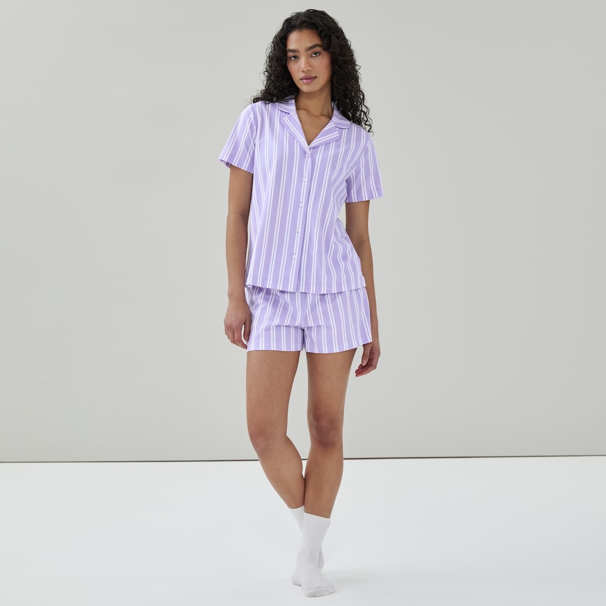 Printed Sleep Set - Lilac