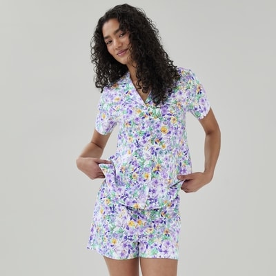 Printed Sleep Set - Lavender