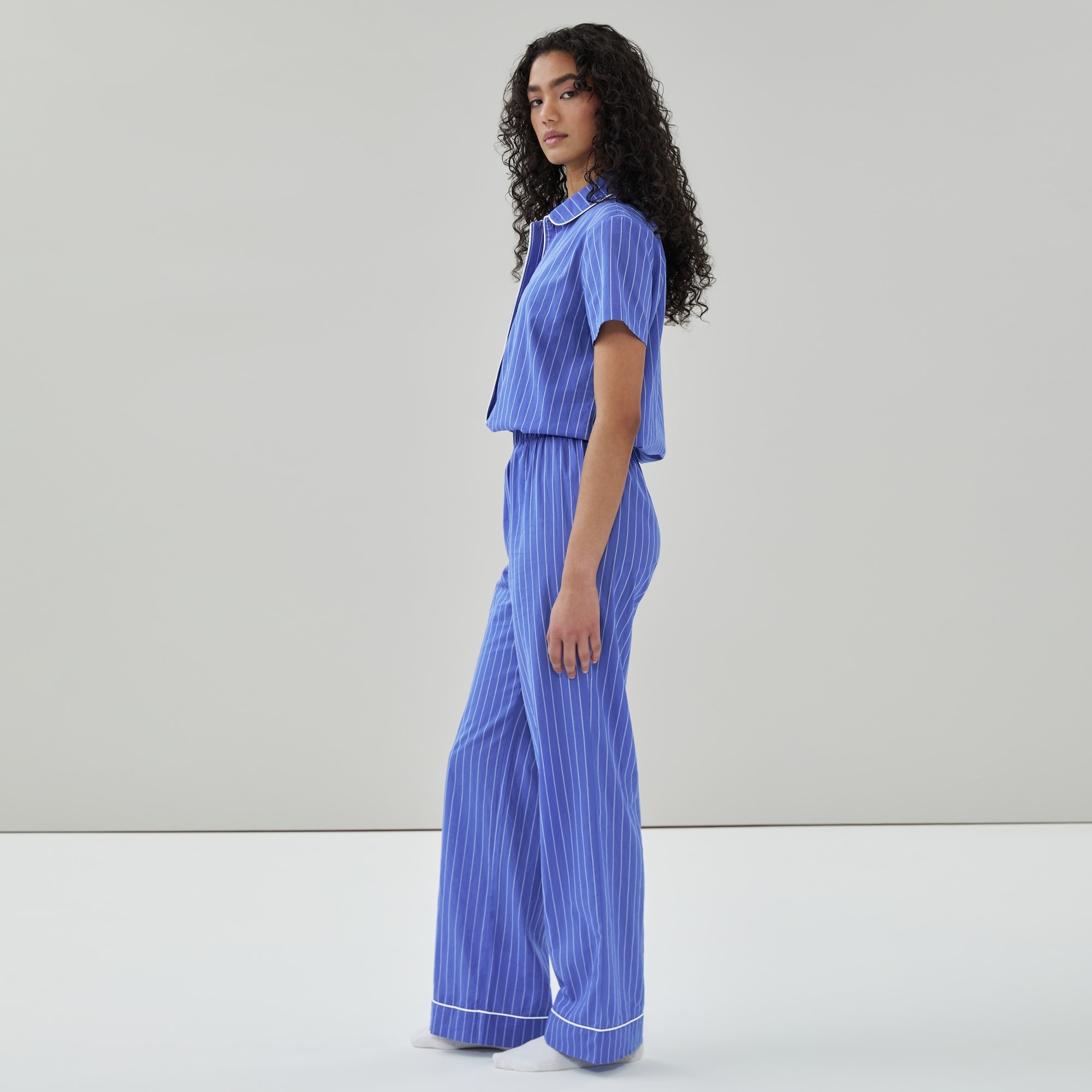 Cotton Poplin Sleep Pant