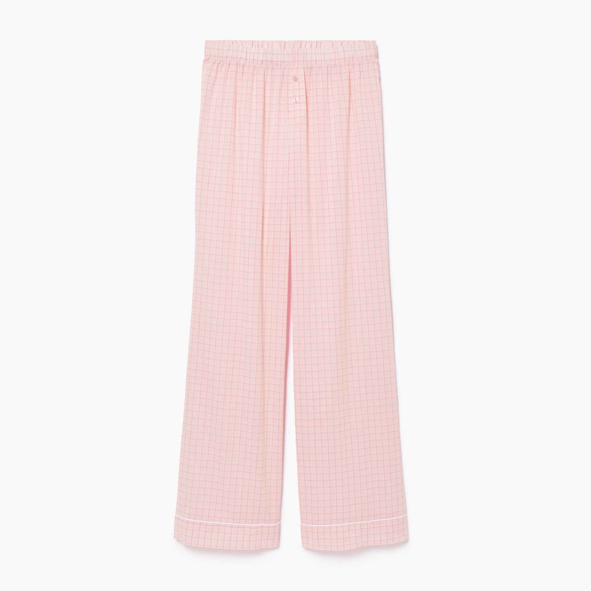 Pantalon de nuit en popeline de coton