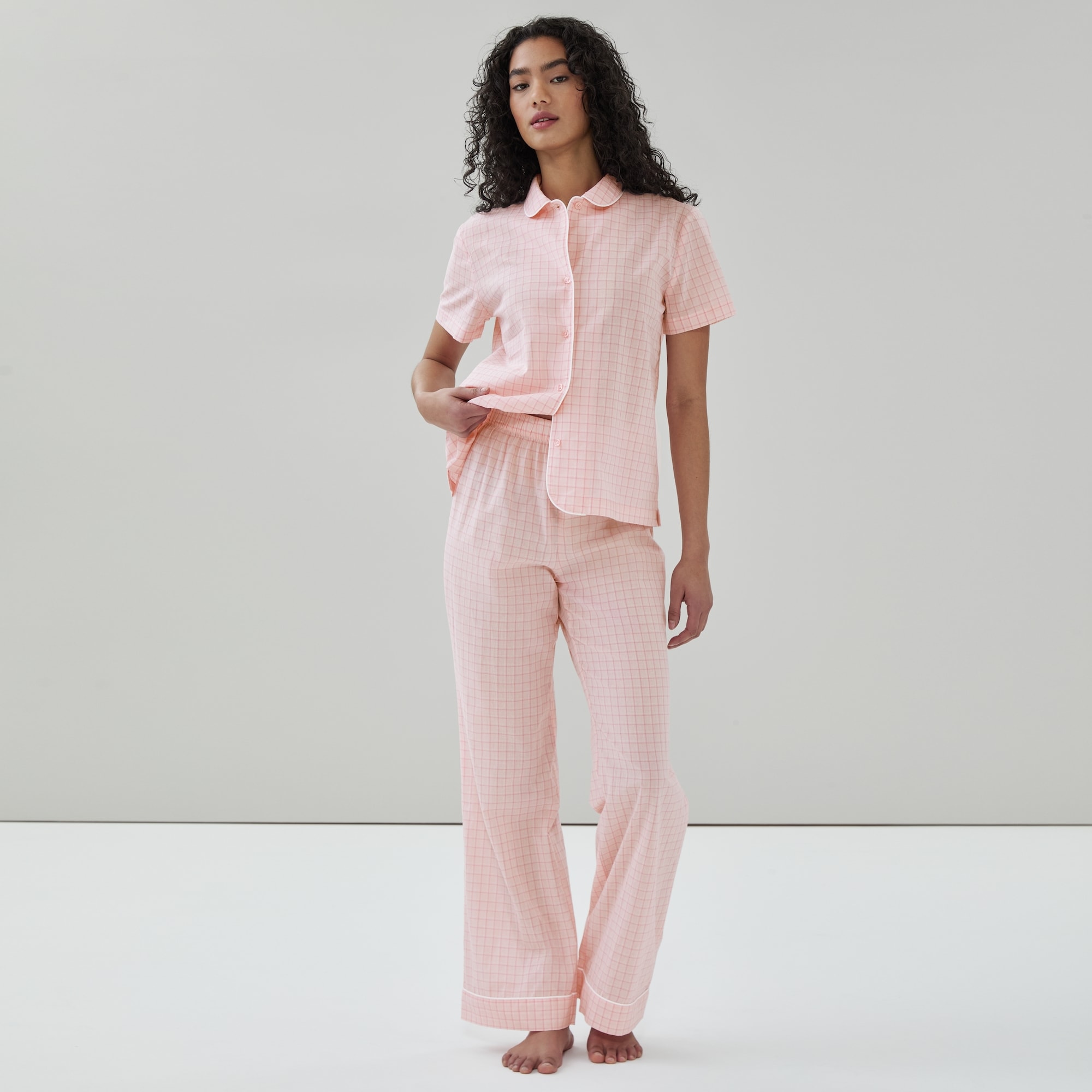 Cotton Poplin Sleep Pant