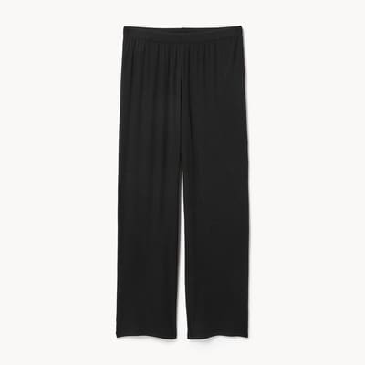 Pantalon de nuit côtelé en modal - Noir JF