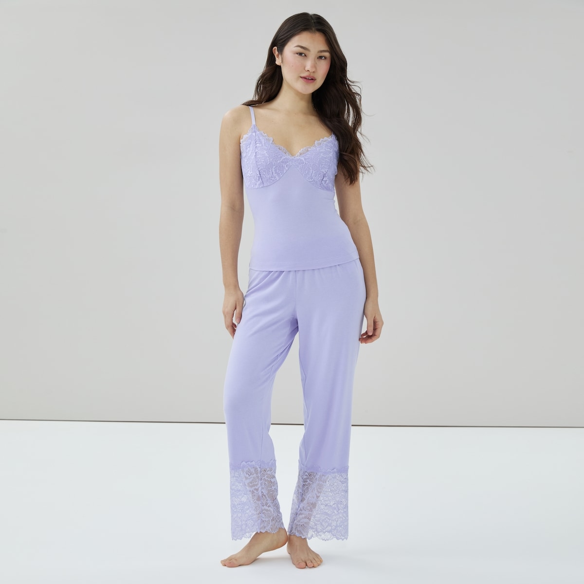 Modal Sleep Tank Top - Light Blue