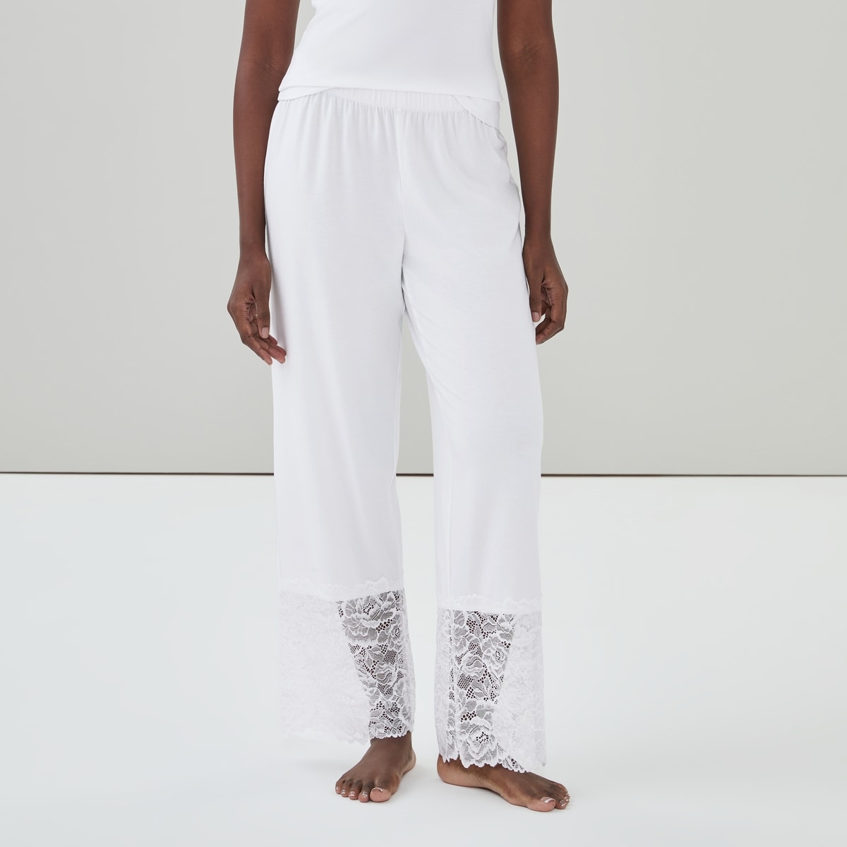 Modal Sleep Pant - White