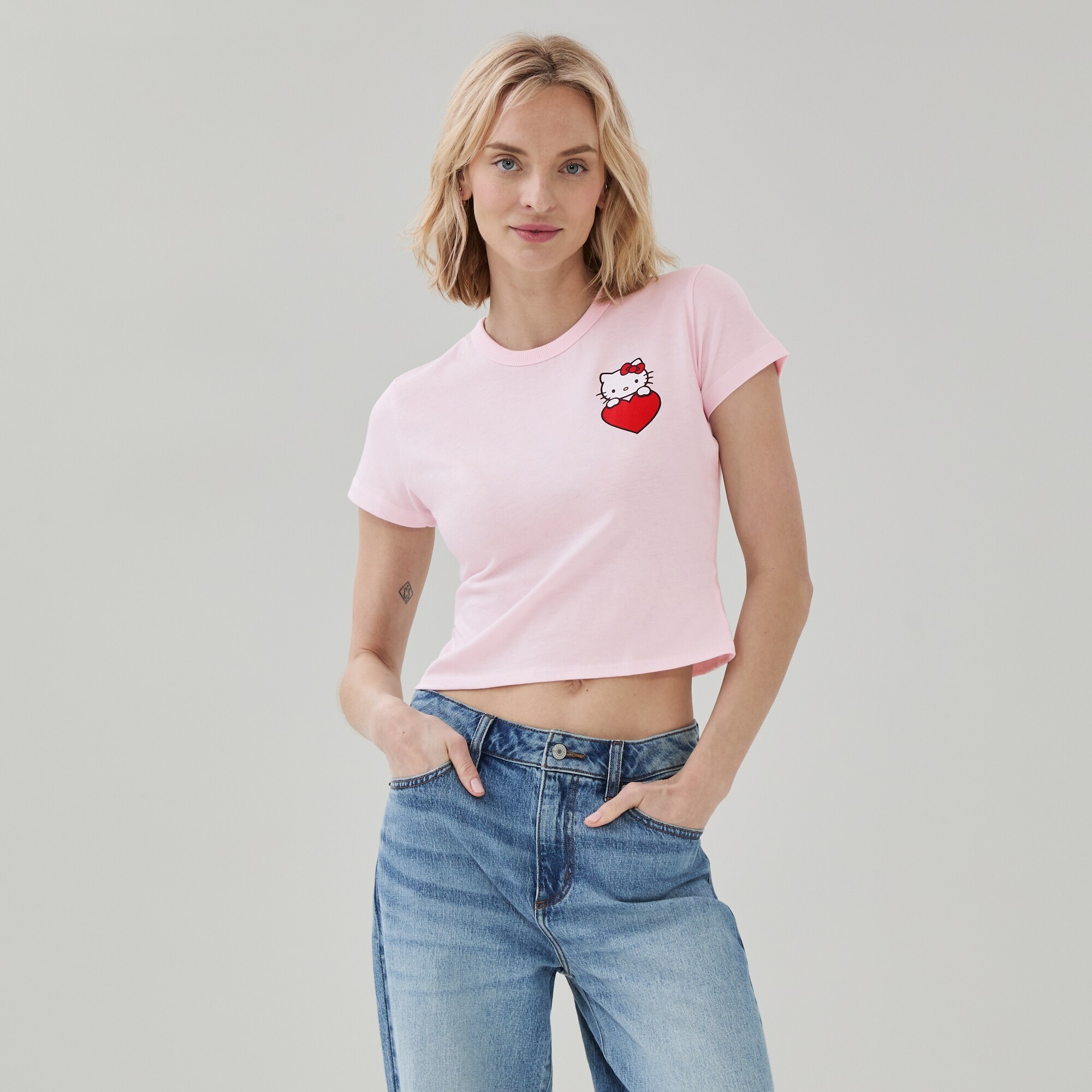 Hello Kitty® Baby T-Shirt in Pink from Joe Fresh