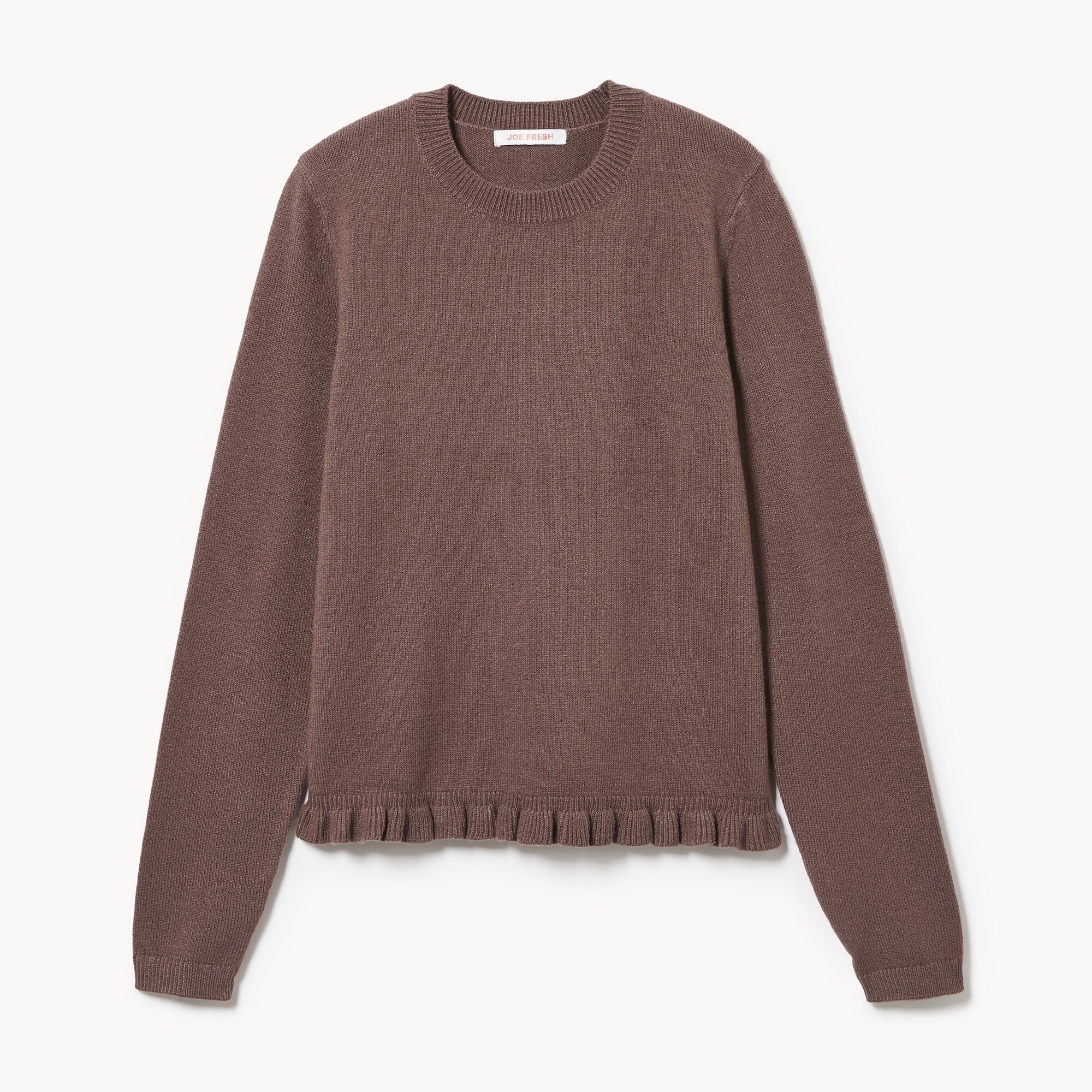 Ruffled Hem Sweater