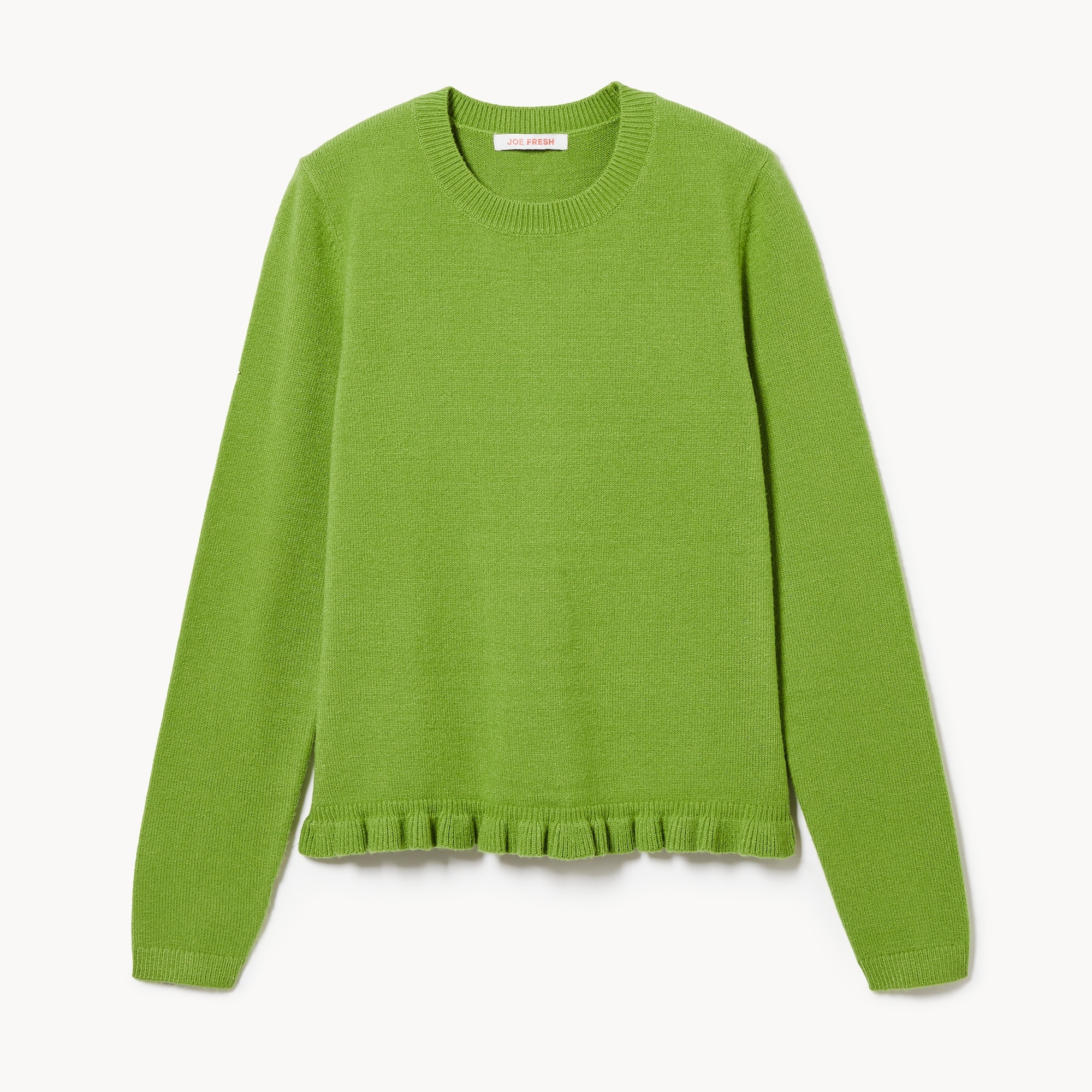 Ruffled Hem Sweater