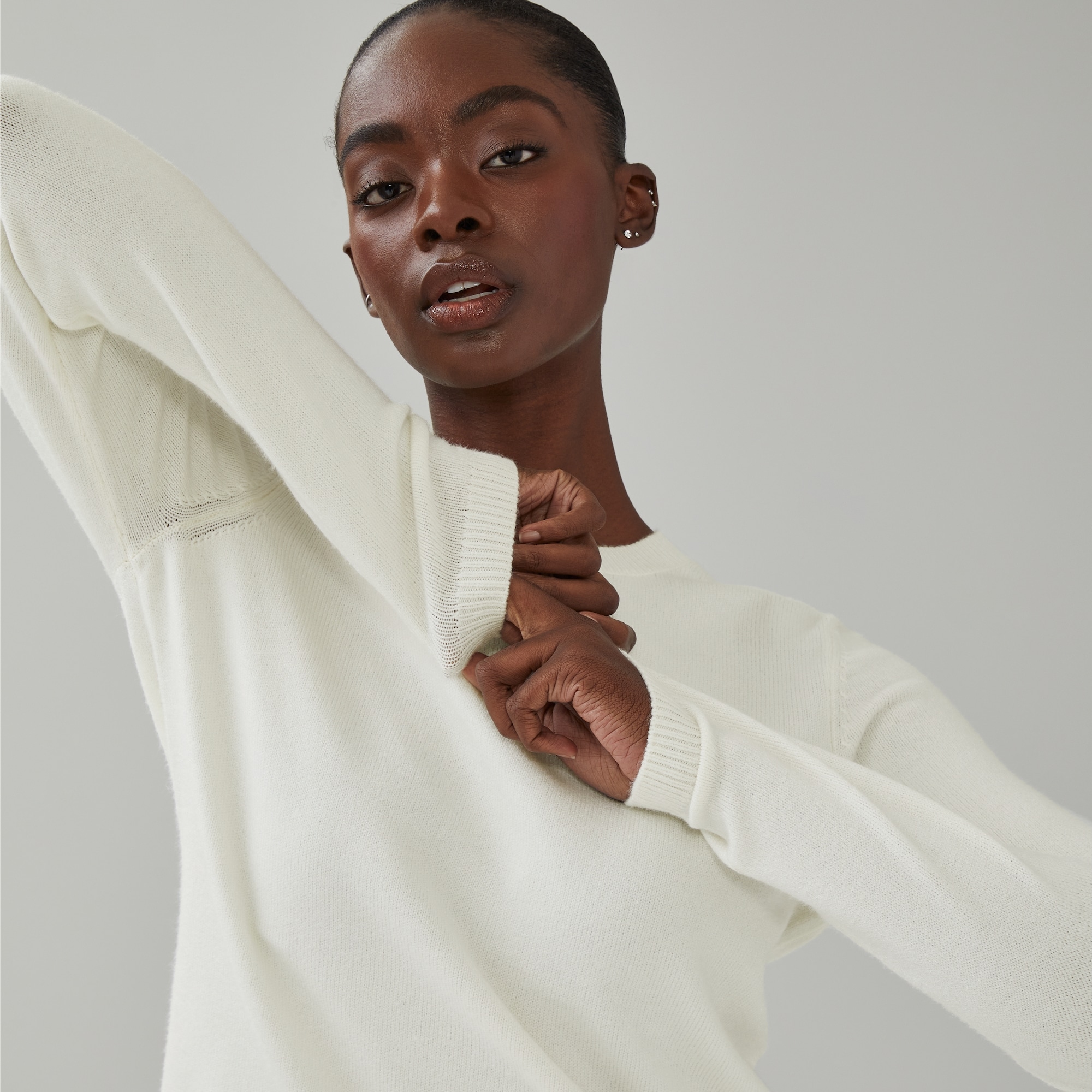 Ruffled Hem Sweater