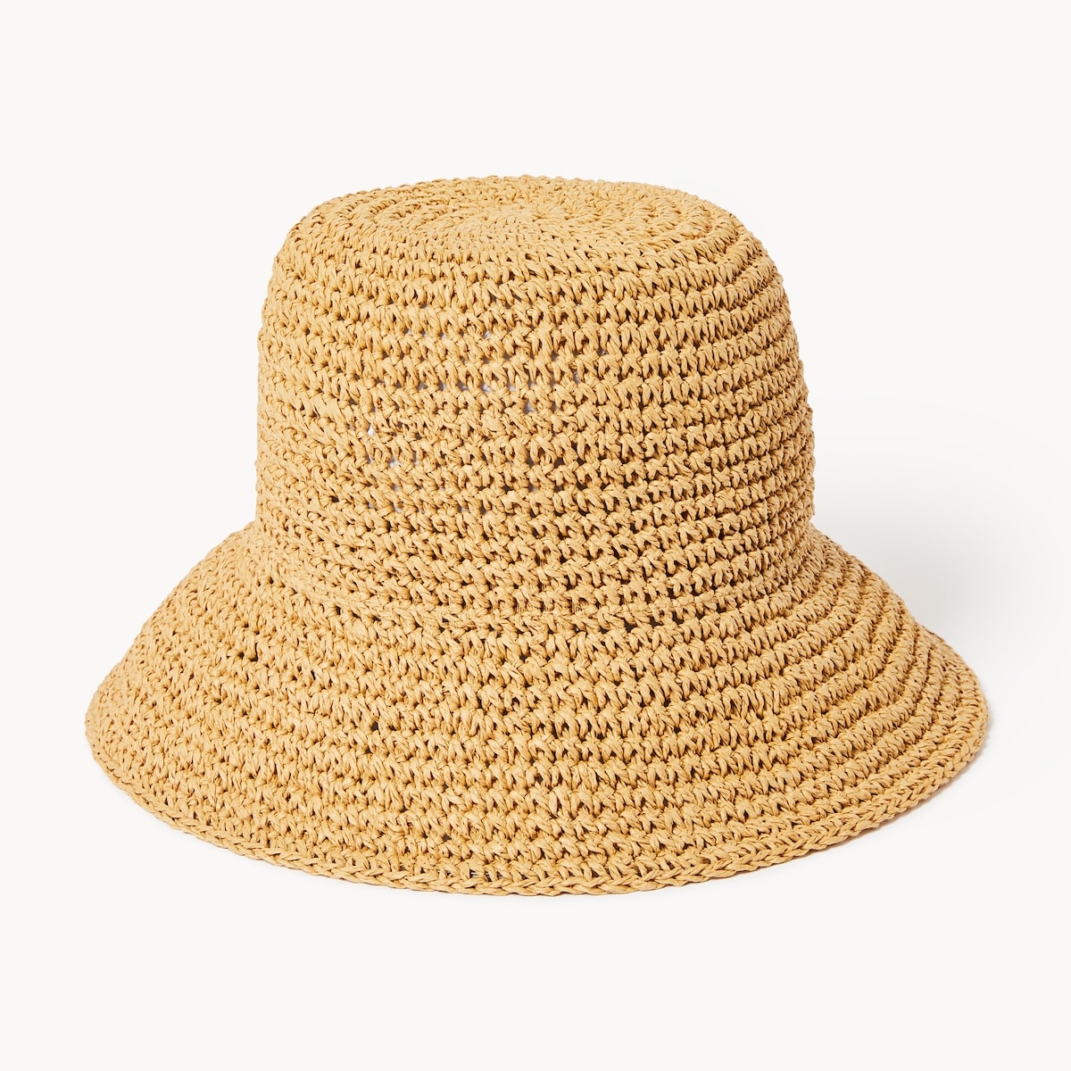 Packable Straw Bucket Hat