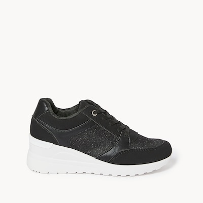 Wedge Sneakers - Black