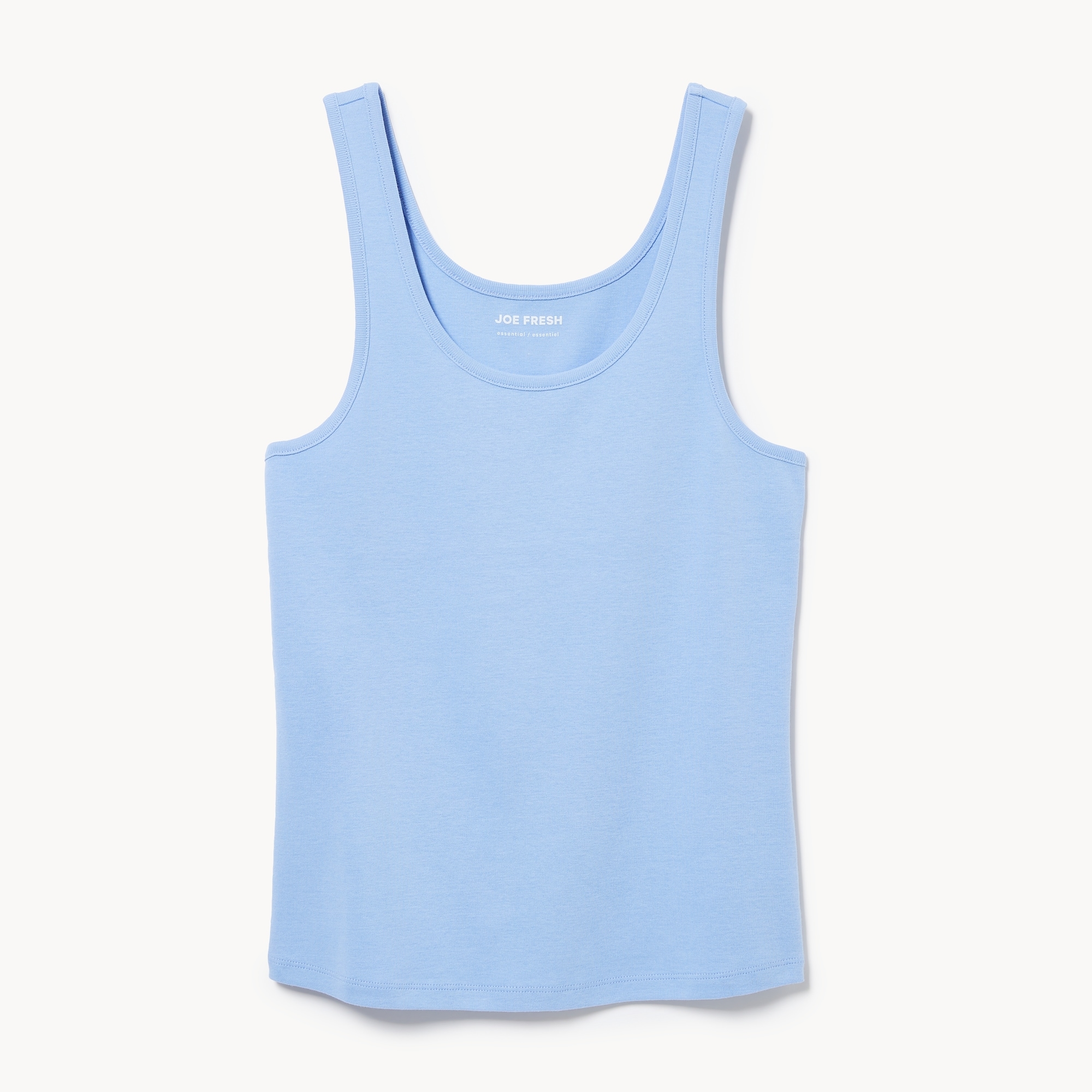 Organic Cotton Essential Tank Top in Blue from Joe Fresh