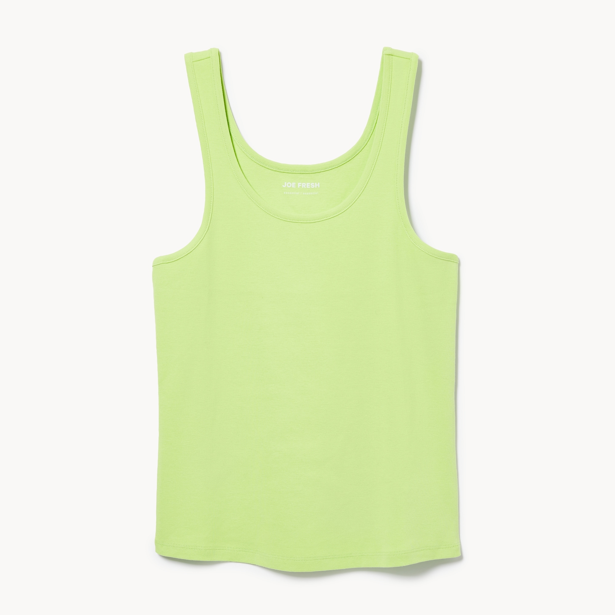 Women+ Organic Cotton Essential Tank Top in Light Green from Joe Fresh