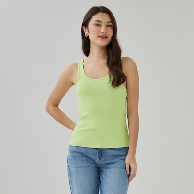 Cami essentielle en coton biologique - Vert Pâle