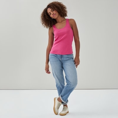 Cami essentielle en coton biologique - Magenta
